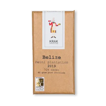 Čokoláda KRAK 70% hořká čokoláda BELIZE Peini Plantation 2019 80 g