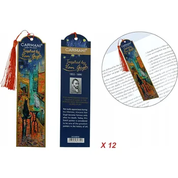 Obraz Sada 12 záložek do knihy - Inspirováno malbami V. van Gogha (CARMANI)