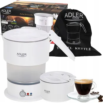 Rychlovarná konvice Elektrická varná konvice Adler AD 1377w 600 W 0,6 l bílá