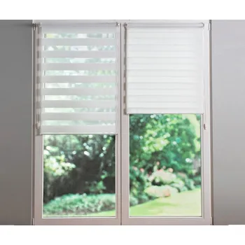 Roleta Blancheporte Roleta den/noc s fixačními klipy bílá 55x150 cm