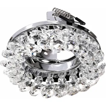 Stropní svítidlo zapuštěné LEDlux 35 W patice GU10 stříbrné