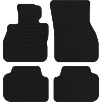 autokoberec MINI CLUBMAN II 15- Velurové autokoberce EKO ČERNÉ