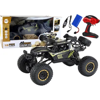 RC model ostatní Mamido Velké dálkově ovládané auto v měřítku 1:8 s ovládáním 2.4G černé