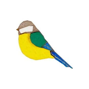 Brož Brož Tit Brooch ze dřeva s praktickým zapínáním a možností výměny či vrácení do 30 dnů zdarma. - BR117