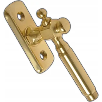 Okenní klika OKENNÍ KLIKA RETRO, MOSAZNÁ, JEDNORAMENNÁ S TRNEM