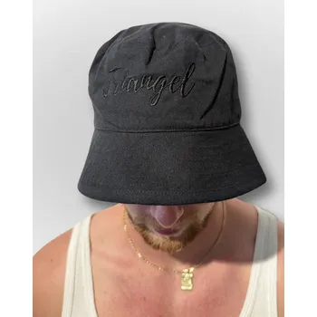 Kšiltovka Triangel Bucket Hat Line Black Velikost: S/M