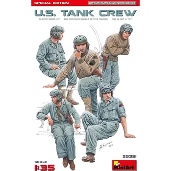 Plastikový model 1/35 US Tank Crew, Special Edition (5 fig.)