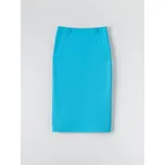 Sinsay - Midi sukně s rozparkem - světle modrá - 6516T-50X - 6516T-50X-XS