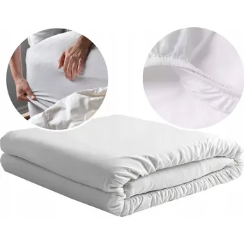 Prostěradlo Prostěradlo 220x200 SILNÉ ČESKÉ PLETENINA JERSEY hustě tkané 140g/m2 BÍLÉ