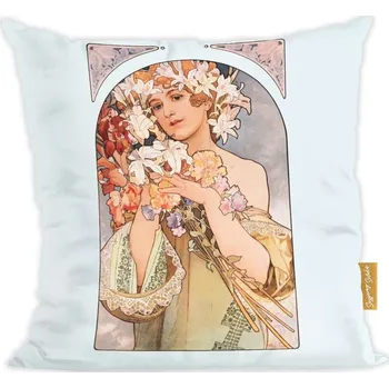 Polštář Polštář Květina Alfons Mucha Umění