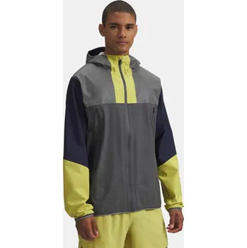 Pánská móda Pánská bunda Under Armour UA Halo Run Jacket-GRY 6007087-025 Šedá SM