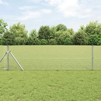 Plot vidaXL Svařovaný drátěný plot 0.5x100 m, pozinkovaná ocel