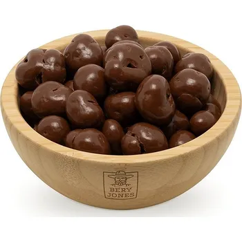 Sušené ovoce Bery Jones Lyofilizované maliny v mléčné čokoládě 250g