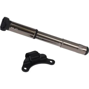 pumpička XLC Minipumpa MTB PU-M02 7 bar stríb./bronz, 215mm Alu dual-hlava