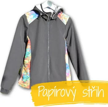 Pánská softshellová bunda Střihová šablona - softshellová bunda JUNIOR