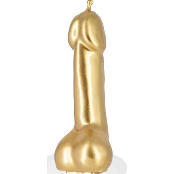 Žertovný předmět Zlatá svíčka - Penis - 10 cm