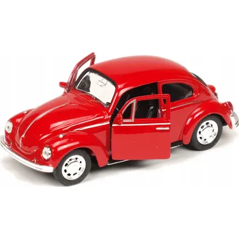 autíčko Volkswagen Brouk 1:34 WELLY Garbus červený