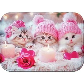 Koupelnová předložka KOUPELNOVÁ PŘEDLOŽKA | MĚKKÁ 60X40 ANTYPOŚLIZGOWA MODNA MATA PRYSZNIC VZOR