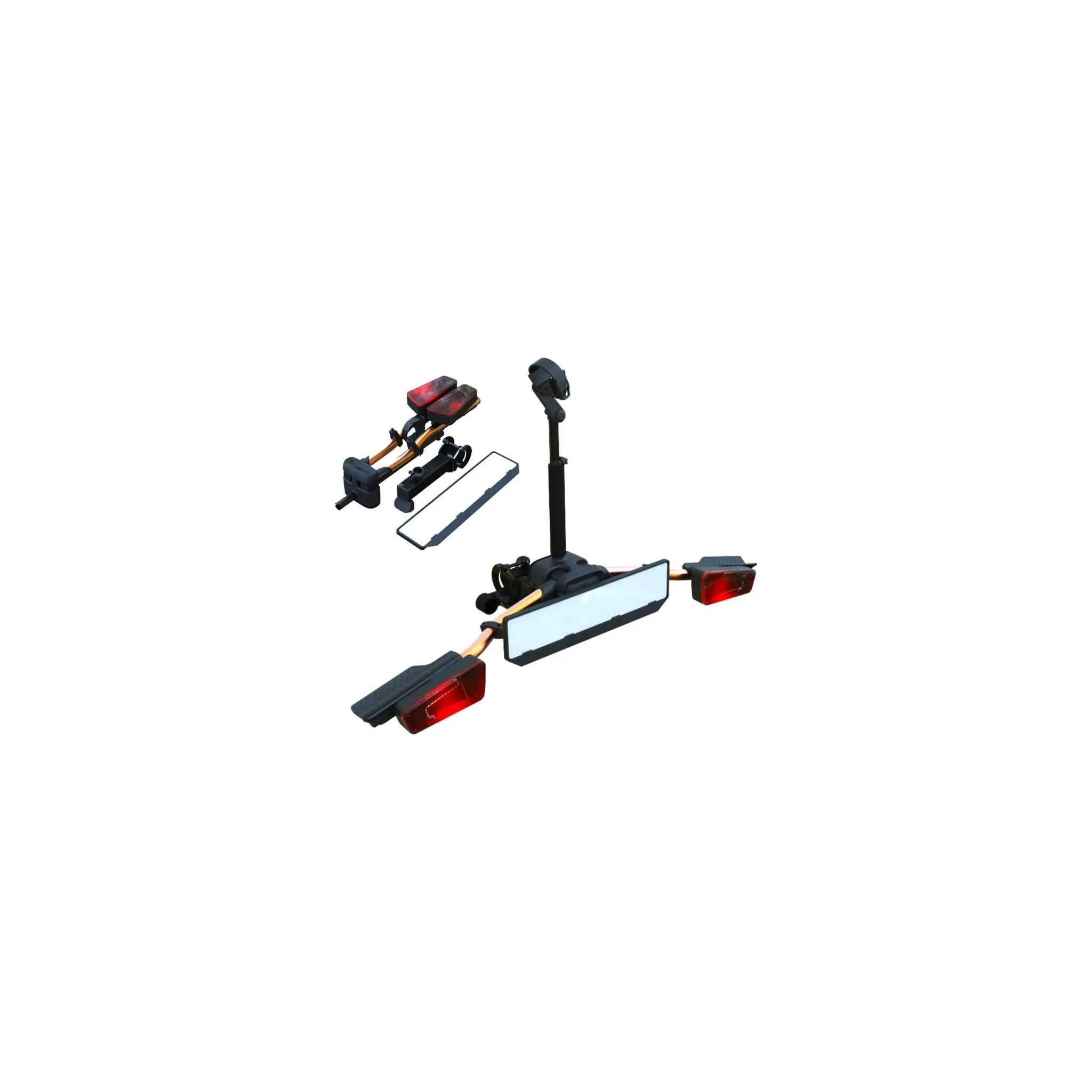 Fotografie 1 - Nosič kol TMK system FLY 02 oranžový pro 1 kolo