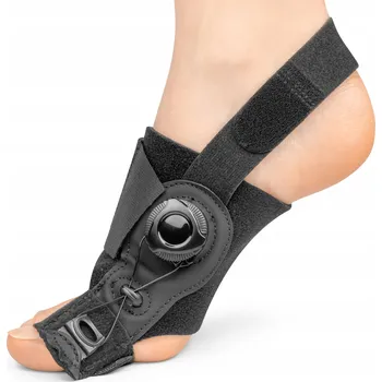 Korekční aparát (rovnátko) na hallux valgus (vbočený palec) pro den i noc Sulpo, univerzální velikost, černý, 1 ks