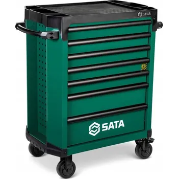 Dílenský vozík zelený se 416 nástroji, 11 zásuvek ST95114G PRO LOĎ