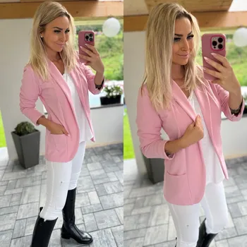 Dámské sako Elegantní sako KIKI Barva: Pudr