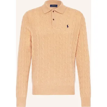 Polo Ralph Lauren Pánská Úpletová Polokošile, velbloudí, S
