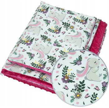 Dětská deka Sada Dětská deka 75x100 cm + polštář Minky PRO MIMINKA Kerstin