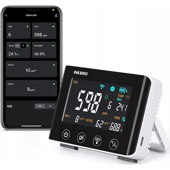 Inkbird IAQM-058 Měřič kvality vzduchu, měřič CO2 s 3,5" displejem