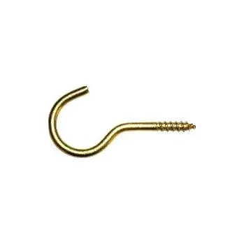 Vrut Hák se závitem do dřeva 20 mm, ocel pomosazená