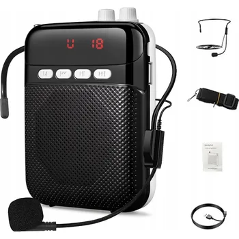 IP kamera Mikrofon s zesilovačem hlasu + FM pro průvodce, učitele