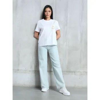 Dámské oblečení Sinsay - Tričko s krátkým rukávem - bílá - 8311J-00X - 8311J-00X-XS-1