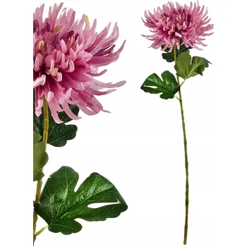 umělá květina Umělá Chryzantéma Růžová VIRIDIS 70 cm