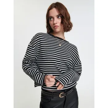 Dámské tričko Sinsay - Halenka s dlouhými rukávy - vícebarevná - 7336Z-MLC - 7336Z-MLC-XS-1