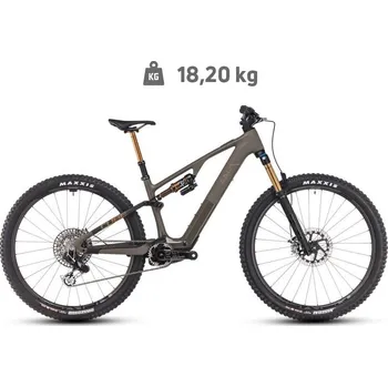 Elektrokolo Cube AMS Hybrid ONE44 C:68X Super TM 400X 29 - dustyolive´n´gold velikost rámu M