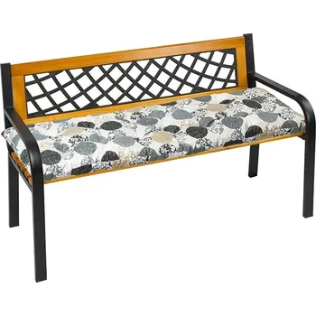 Podsedák Bellatex Sedák na lavici prošívaný Koule, 40 x 120 cm, šedá