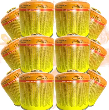 Plynová kartuše PLYN do TURISTICKÉHO VAŘIČE KARTUŠE x6 náplň kemping 300g 500ml