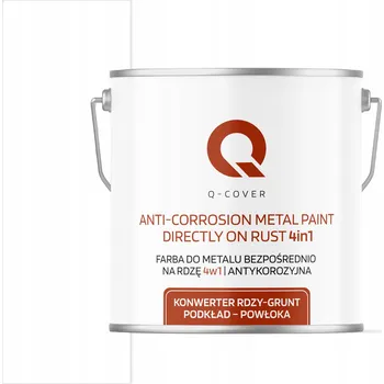 barva na kov BARVA NA KOV NA REZ, PLECH, POZINK 4v1 BÍLÁ DOPRAVNÍ RAL 9016 POLOMATNÁ 5L