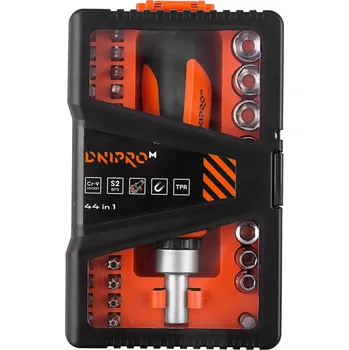 Šroubovák Sada šroubováků Dnipro-M s bity S2, 44 ks