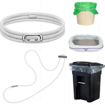 Odpadkový koš GUMA OBJÍMKA UPEVŇOVACÍ ORGANIZÉR NA KOŠ NA ODPADKY PYTLŮ NA ODPADKY POPELNICE DO 140 CM