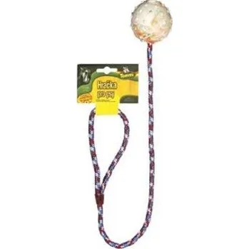 Hračka pro psa Hračka pes Míč na šňúře plný 6,5x60cm Tommi