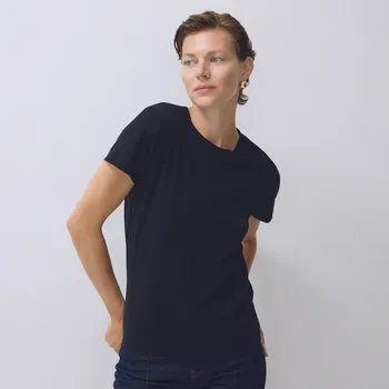 Reserved - Bavlněné tričko - černý - 166AF-99X - 166AF-99X-S-6