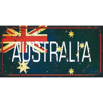 Obraz Plechová cedule Australia