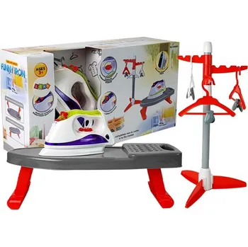 Dětský spotřebič RKToys Dětské žehlící prkno s žehličkou Funny Iron