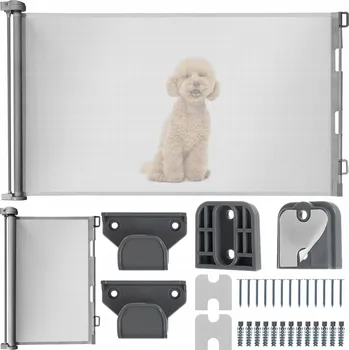 Obraz Bezpečnostní branka zábrana na schody do dveří roleta až do 157 cm