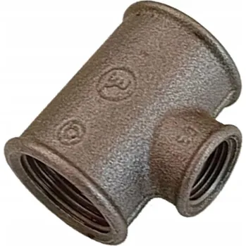 Fitinka T-rozdělovač 1" x 3/4" černý