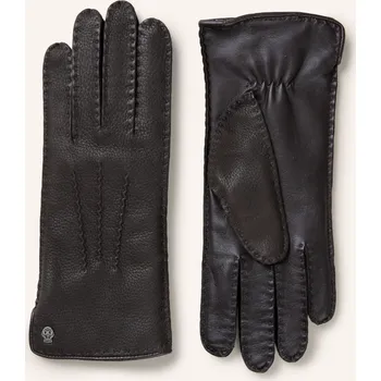 Módní doplněk Roeckl Dámská Kožené Rukavice Avesta, tmavě hnědá, 7