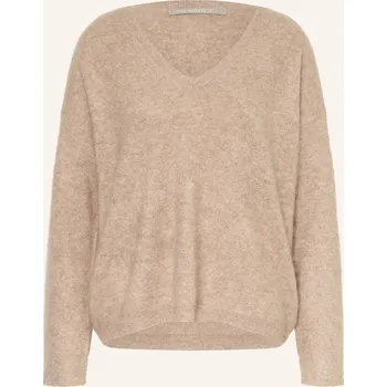 Dámský svetr (The Mercer) N.Y. Dámský Kašmírový Svetr, světle hnědá, 34