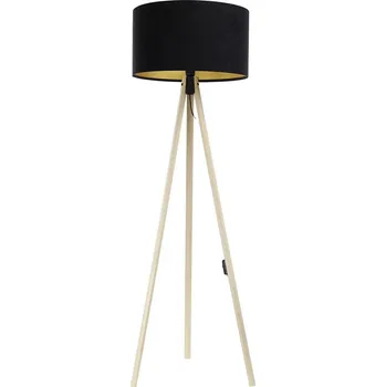 Lampička Stojací lampa STANDART 1xE27/60W/230V černá/béžová