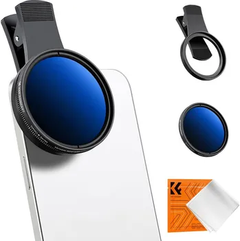 K&F Concept Proměnlivý ND filtr s klipem pro mobilní telefony (Fader ND 2-400 52mm s držákem na mobil KF01.2639)